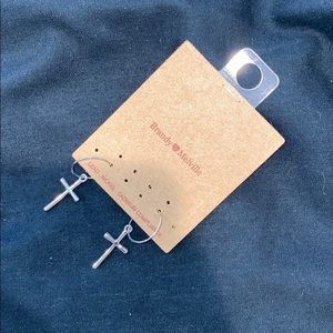 Brandy Melville Cross Earrings